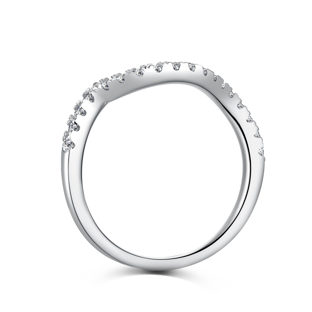 Anillo curvo en Plata 925 - Image 2